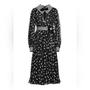 Dolce & Gabbana Black and White Polka Dot Dress